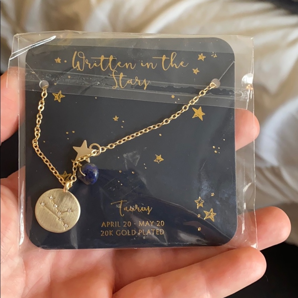 Brand new Taurus horoscope necklace!